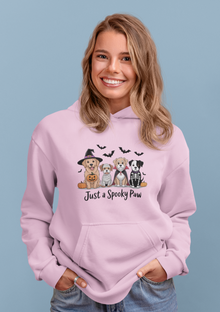 Halloween Just A Spooky Paw Hoodie Sweatshirt