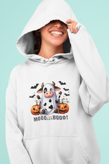 Mooo Cow Hoodie - Soft Fleece Unisex Sweatshirt