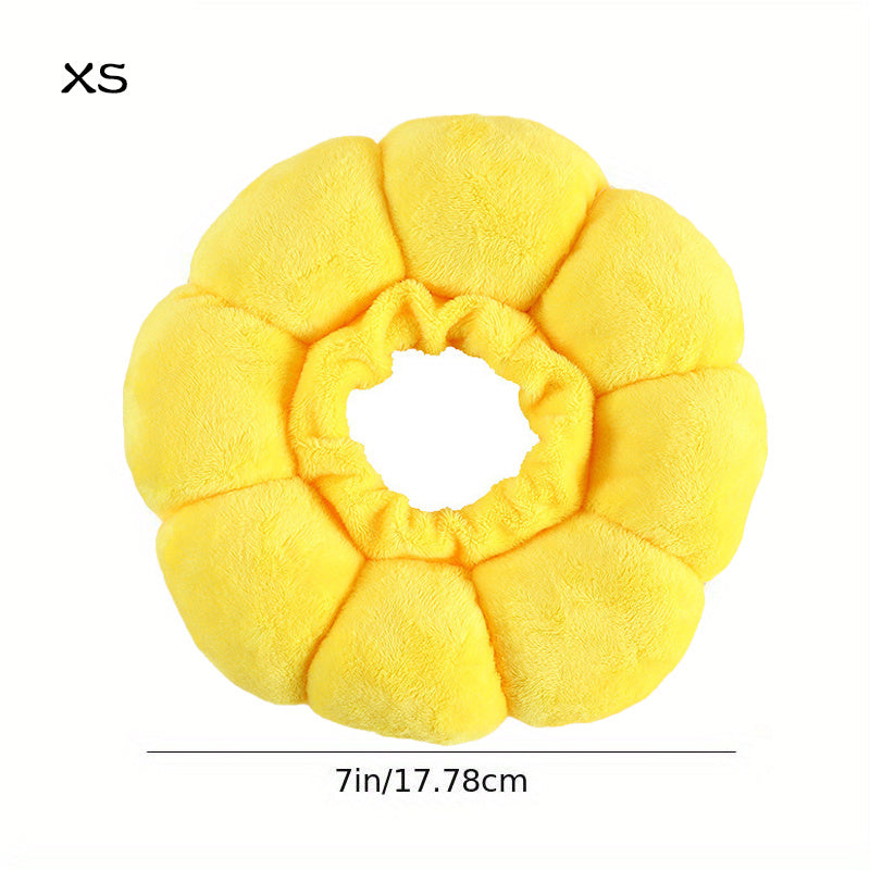 Wefulfil Recovery Neck Cone soft yellow pet collar for small pets 7 inch XS size