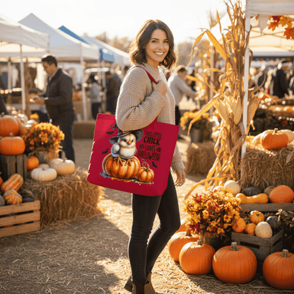 Halloween Chick Tote Bag for Trick-or-Treating - Cute Witch - Purrfect Pet Haven