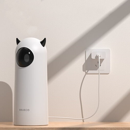 Purrfect Pet Haven Laser Cat Toy automatic white cat ear laser toy plugged into wall for interactive play
