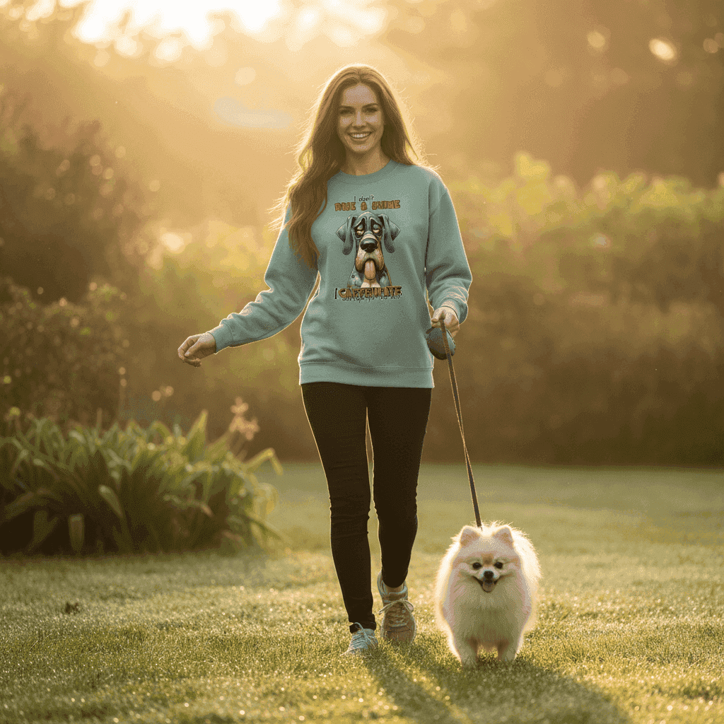 Rise n Shine Crewneck - Cozy Morning Sweatshirt - Purrfect Pet Haven