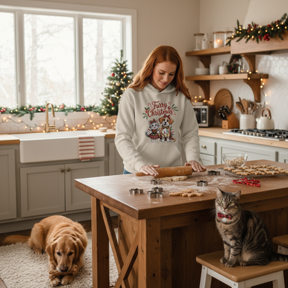 Sand Furry Christmas Hoodie
