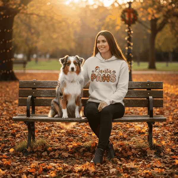 Santa Paws Holiday Hoodie for Dog Lovers - Cozy Festive Gift - Purrfect Pet Haven