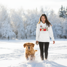 Santa Paws White Hoodie Lifestyle