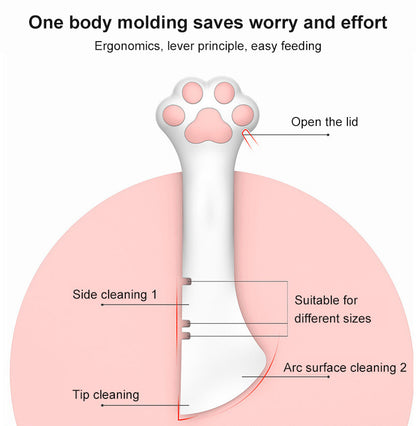 Wefulfil Scoop Spoon Jar Opener with ergonomic paw design for easy lid opening and multi-size cleaning