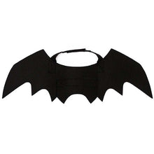 Dropshipman black Halloween Bat Wings for Pets with adjustable Velcro harness for small dogs and cats