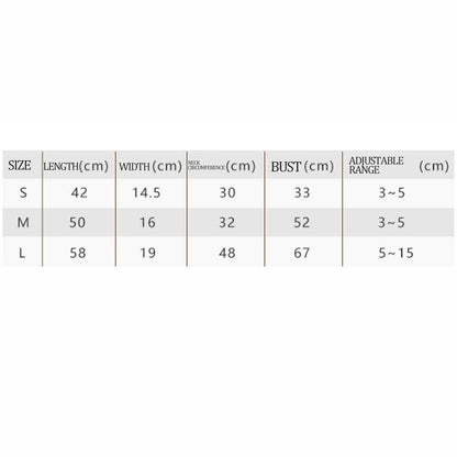 Dropshipman Halloween Bat Wings for Pets size chart showing S M L measurements length width neck bust adjustable range