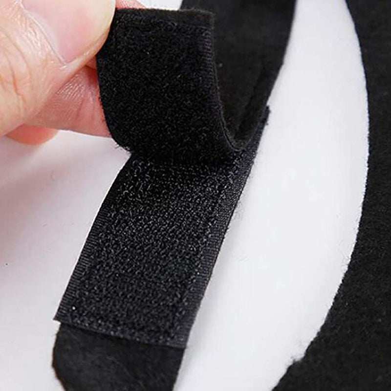Dropshipman Halloween Bat Wings for Pets close up of black adjustable Velcro strap attachment