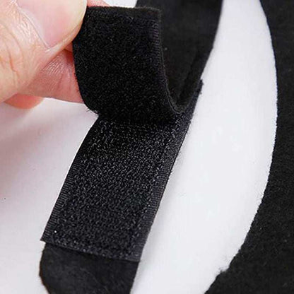 Dropshipman Halloween Bat Wings for Pets close up of black adjustable Velcro strap attachment