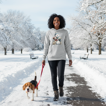 Sport Gray Snowman Hugs hoodie lifestyle image