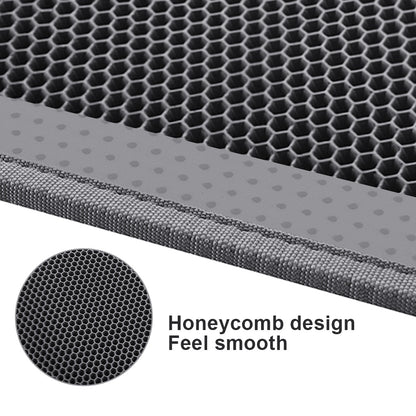 Wefulfil Trapping Kitty Litter Mat with honeycomb design and smooth feel for pet litter containment