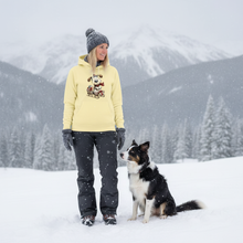 Whimsy Sledding Pup Hoodie - Butter