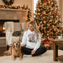 White Furry Christmas Hoodie