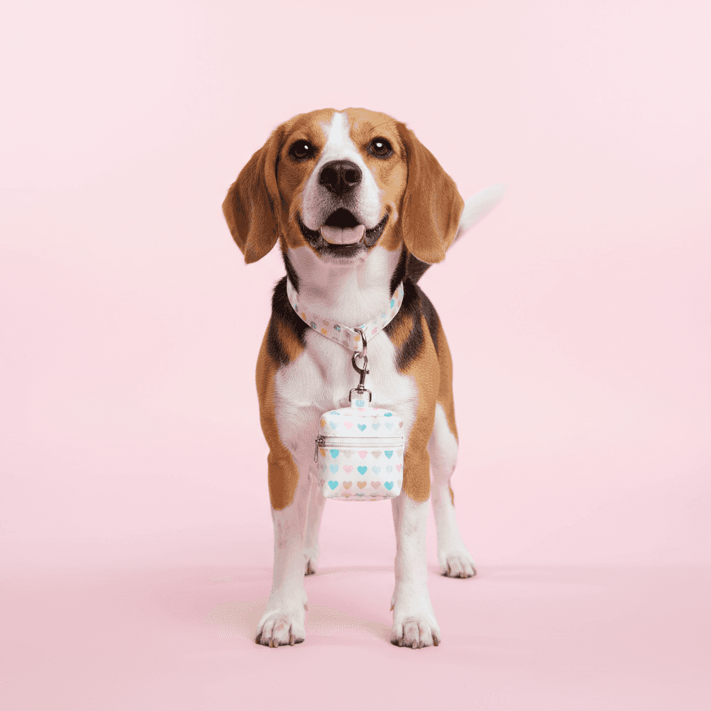 Dog Leash with Poop Bag Holder - Matching Set - Purrfect Pet Haven