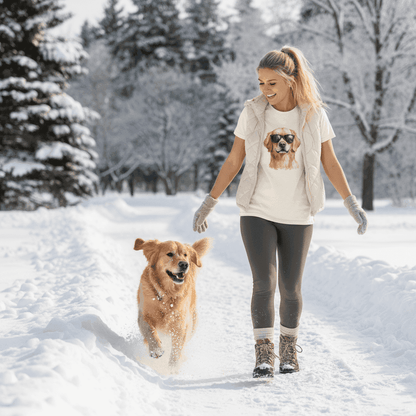 Golden Retriever Camo Tee - Cool Dog with Sunglasses - Purrfect Pet Haven